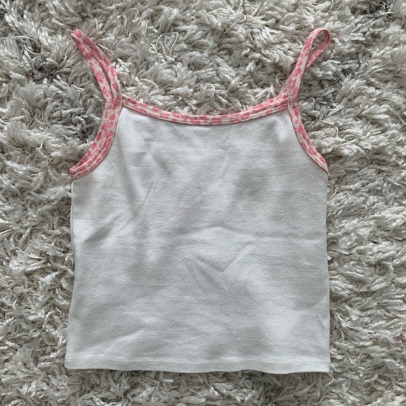 brandy melville cheetah trim Belle tank - Picture 3 of 4